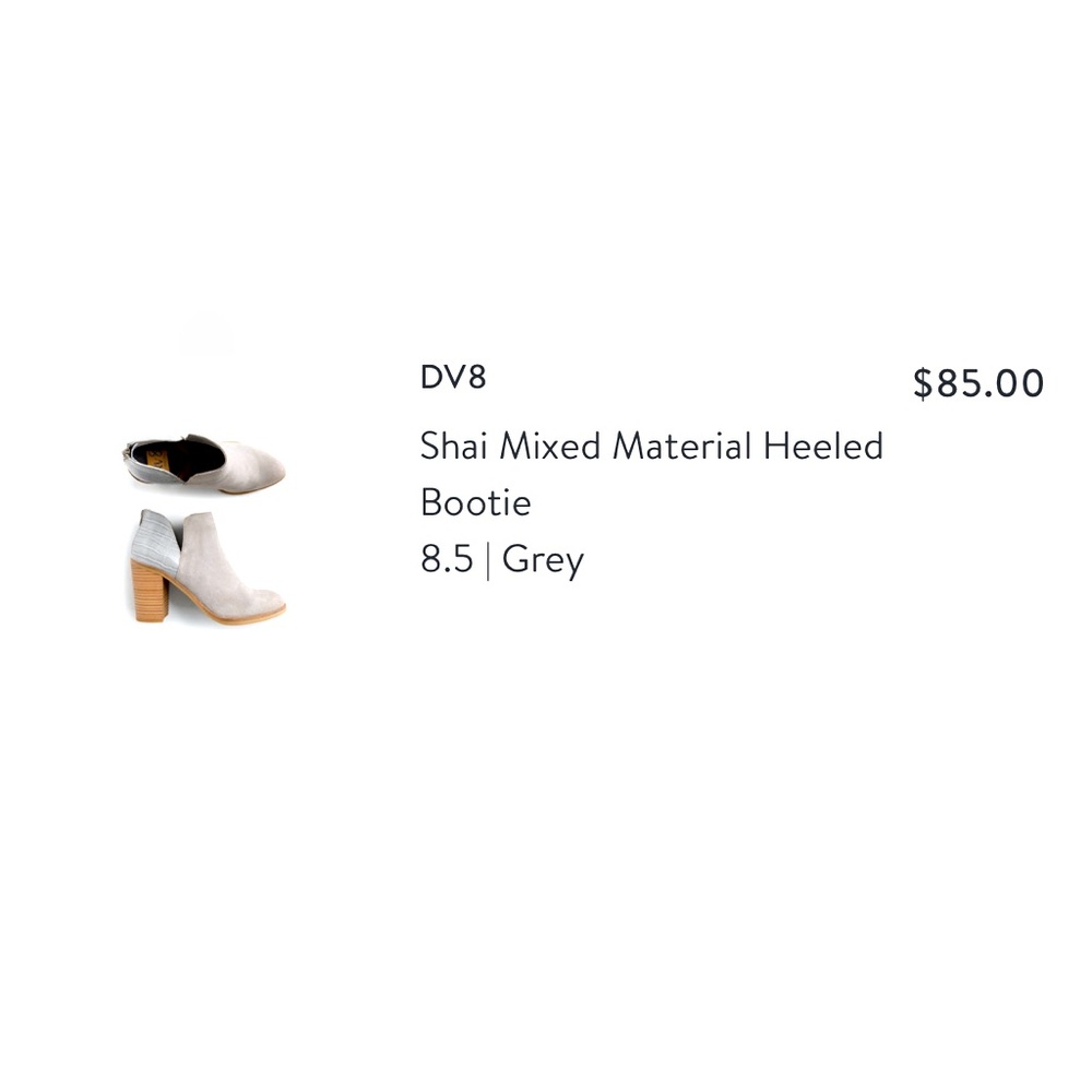 DV8 Shai Mixed Material Heeled bootie